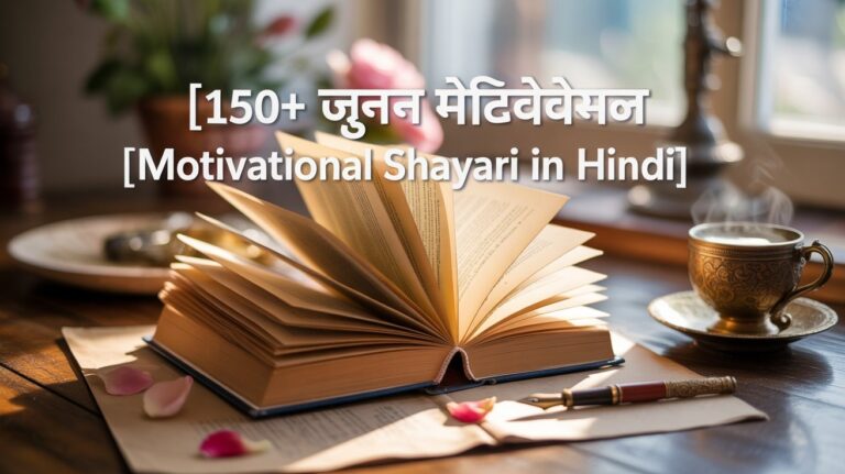 150+ जुनून मोटिवेशनल शायरी | Motivational Shayari in Hindi