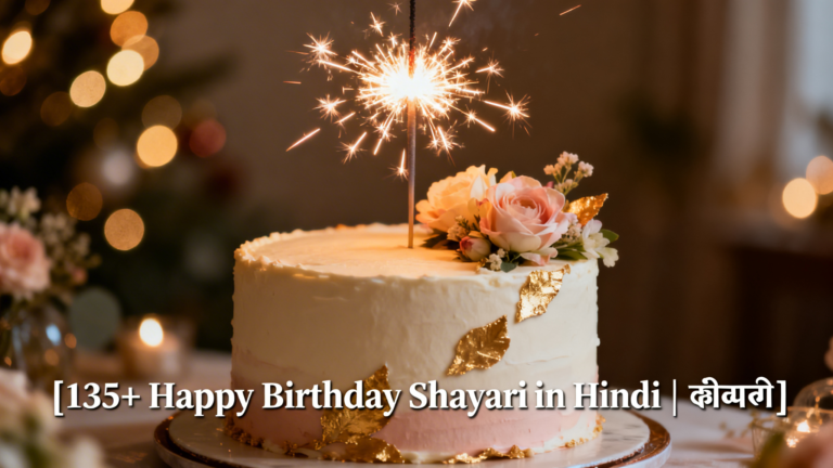 135+ Happy Birthday Shayari in Hindi | जन्मदिन शायरी