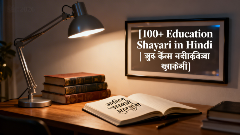 100+ Education Shayari in Hindi | शिक्षा मोटिवेशनल शायरी