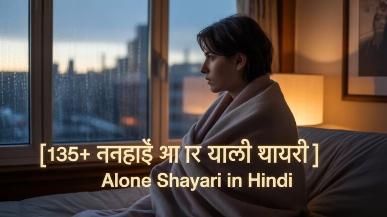 135+ तन्हाई और यादों वाली शायरी | Alone Shayari in Hindi