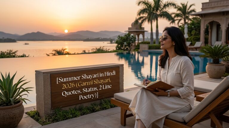 Summer Shayari in Hindi 2026 (Garmi Shayari, Quotes, Status, 2 Line Poetry)