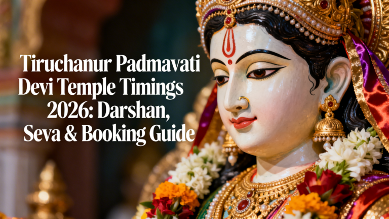 Tiruchanur Padmavati Devi Temple Timings 2026: Darshan, Seva & Booking Guide