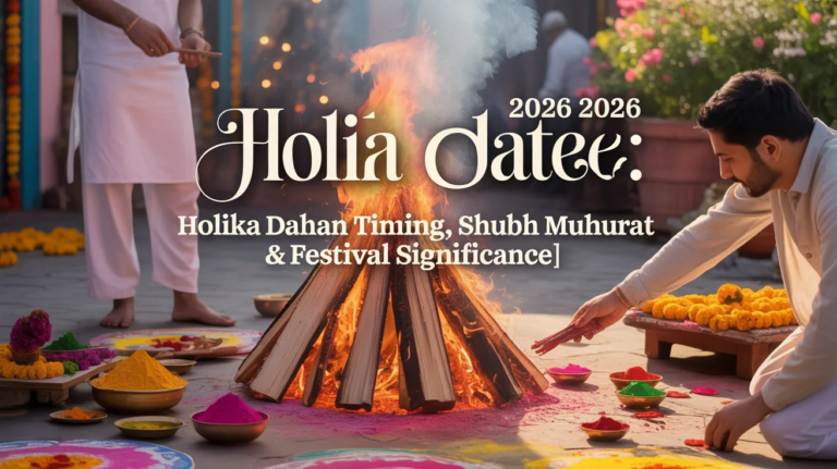 Holi 2026 Date: Holika Dahan Timing, Shubh Muhurat & Festival Significance