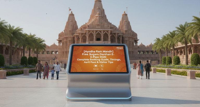 Ayodhya Ram Mandir Free Sugam Darshan E-Pass 2026: Complete Online Booking Guide, Timings, Aarti Pass & Visitor Tips