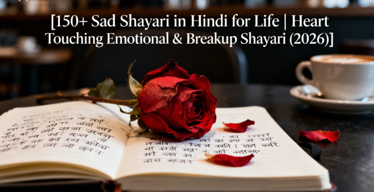150+ Sad Shayari in Hindi for Life | Heart Touching Emotional & Breakup Shayari (2026)