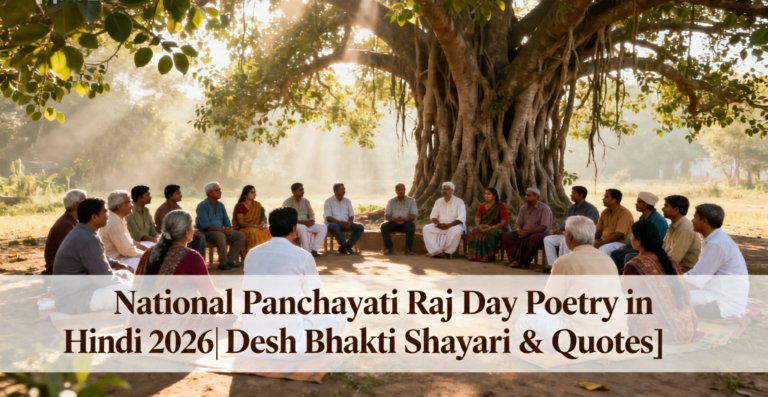 National Panchayati Raj Day Poetry in Hindi 2026| Desh Bhakti Shayari & Quotes