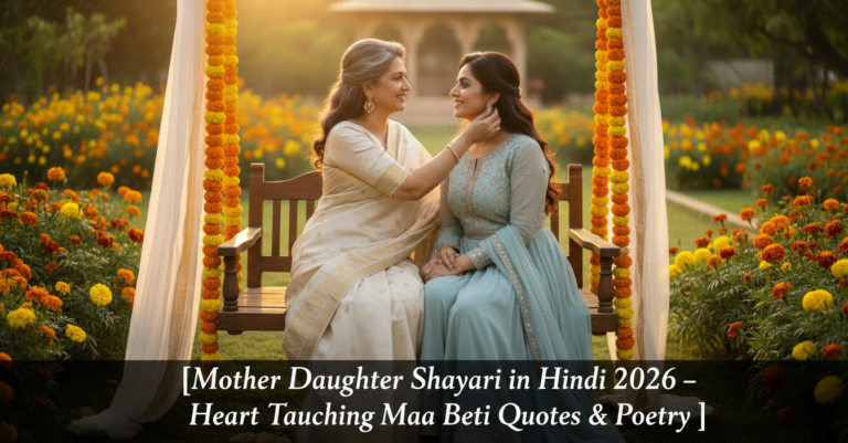 Mother Daughter Shayari in Hindi 2026 – Heart Touching Maa Beti Quotes & Poetry