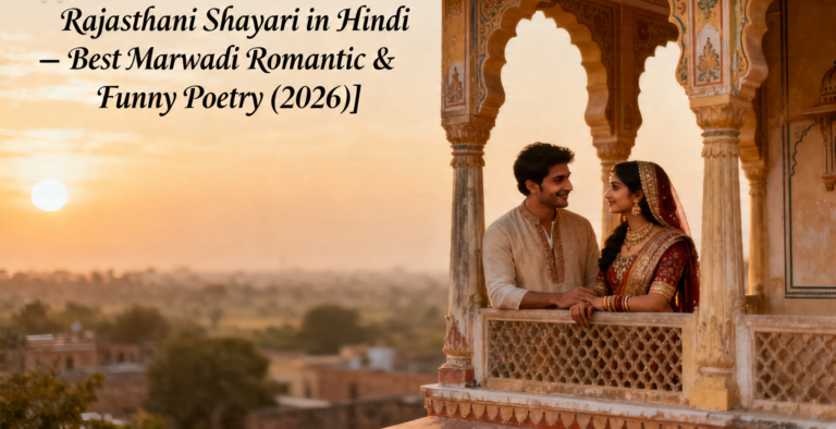 Rajasthani Shayari in Hindi – Best Marwadi Romantic & Funny Poetry (2026)