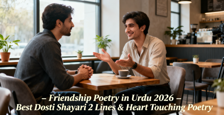 Friendship Poetry in Urdu 2026 – Best Dosti Shayari 2 Lines & Heart Touching Poetry