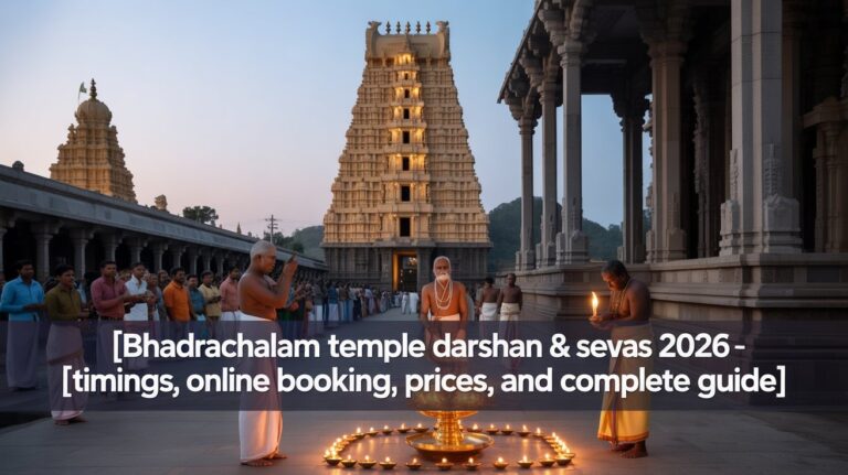 Bhadrachalam Temple Darshan & Sevas 2026 – Timings, Online Booking, Prices, and Complete Guide