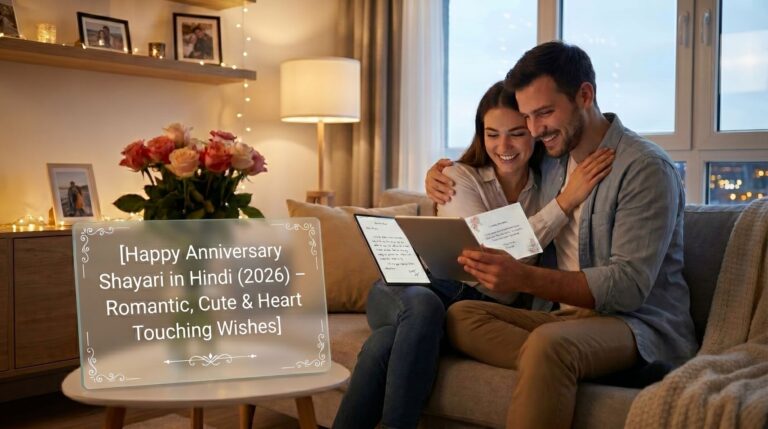 Happy Anniversary Shayari in Hindi (2026) – Romantic, Cute & Heart Touching Wishes