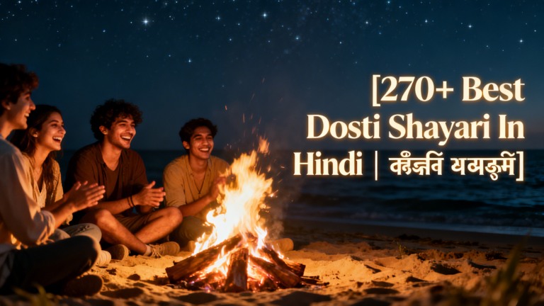 270+ Best Dosti Shayari In Hindi | जिगरी दोस्त शायरी