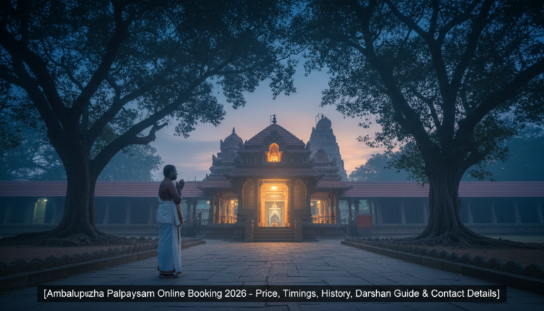 Ambalapuzha Palpayasam Online Booking 2026 – Price, Timings, History, Darshan Guide & Contact Details