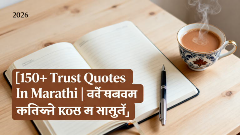 150+ Trust Quotes In Marathi | विश्वास कोट्स मराठीत