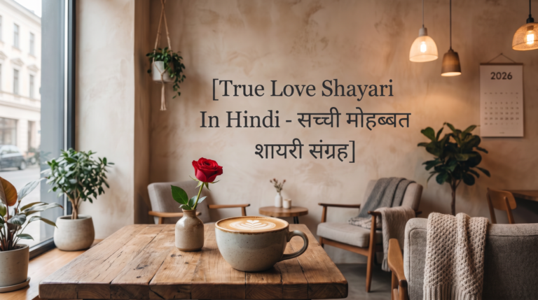 True Love Shayari In Hindi - सच्ची मोहब्बत शायरी संग्रह  