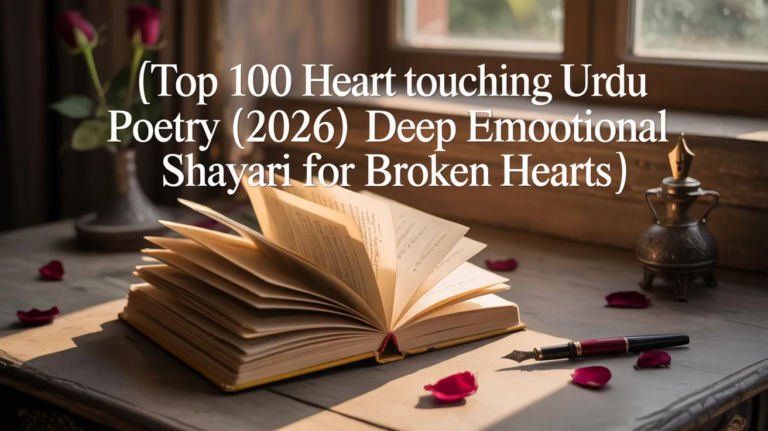 Top 100 Heart Touching Urdu Poetry (2026) | Deep Emotional Shayari for Broken Hearts