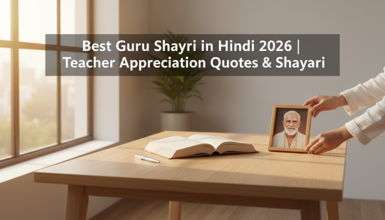 "Best Guru Shayari in Hindi 2026 | Teacher Appreciation Quotes & Shayari"