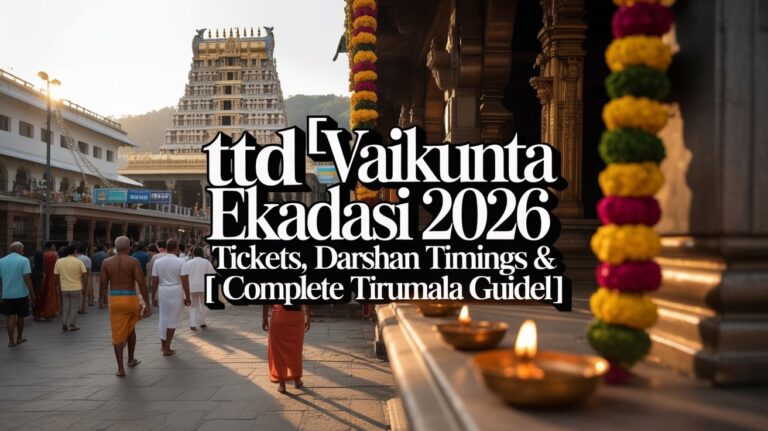 TTD Vaikunta Ekadasi 2026 Tickets, Darshan Timings & Complete Tirumala Guide