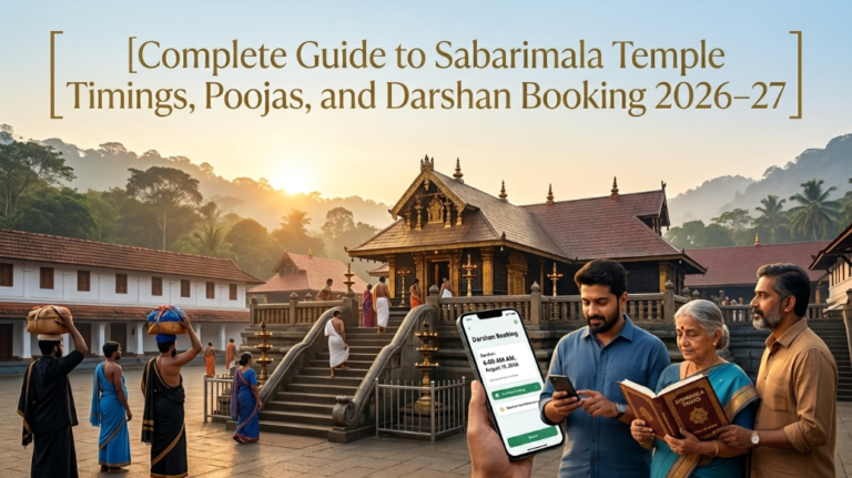 Complete Guide to Sabarimala Temple Timings, Poojas, and Darshan Booking 2026–27