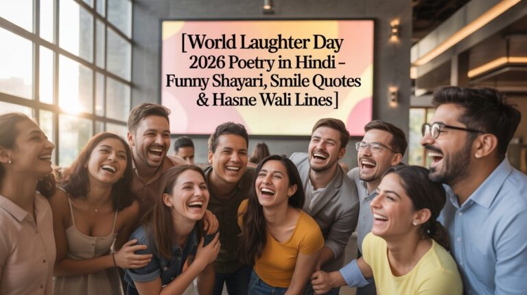 World Laughter Day 2026 Poetry in Hindi – Funny Shayari, Smile Quotes & Hasne Wali Lines