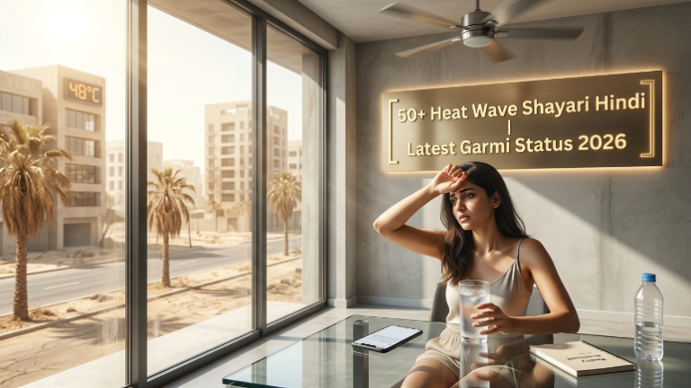 50+ Heat Wave Shayari Hindi | Latest Garmi Status 2026