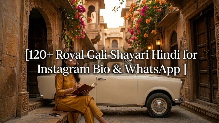 120+ Royal Gali Shayari Hindi for Instagram Bio & WhatsApp