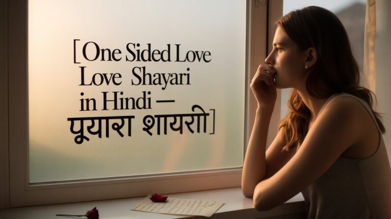 One Sided Love Shayari In Hindi - एकतरफा प्यार शायरी