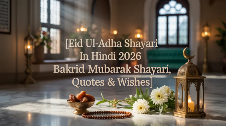 Eid ul-Adha Shayari in Hindi 2026 | Bakrid Mubarak Shayari, Quotes & Wishes