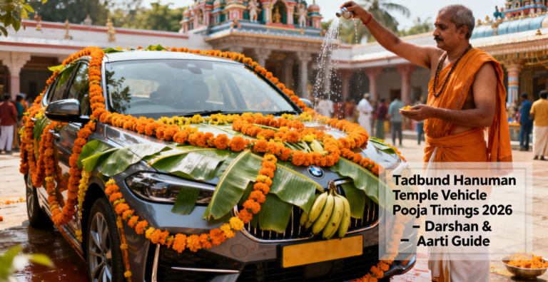 Tadbund Hanuman Temple Vehicle Pooja Timings 2026 – Darshan & Aarti Guide