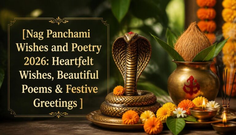 Nag Panchami Wishes and Poetry 2026: Heartfelt Wishes, Beautiful Poems & Festive Greetings