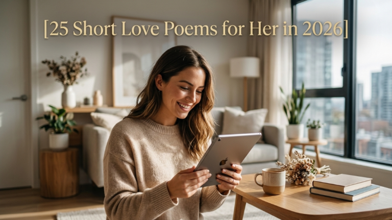 25 Short Love Poems for Her in 2026