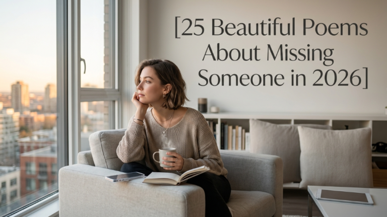 25 Beautiful Poems About Missing Someone in 2026