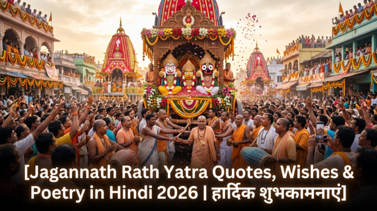 Jagannath Rath Yatra Quotes, Wishes & Poetry in Hindi 2026 | हार्दिक शुभकामनाएं