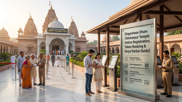 Bageshwar Dham Chhatarpur Temple Timings, Online Registration, Token Booking & Divya Darbar Guide