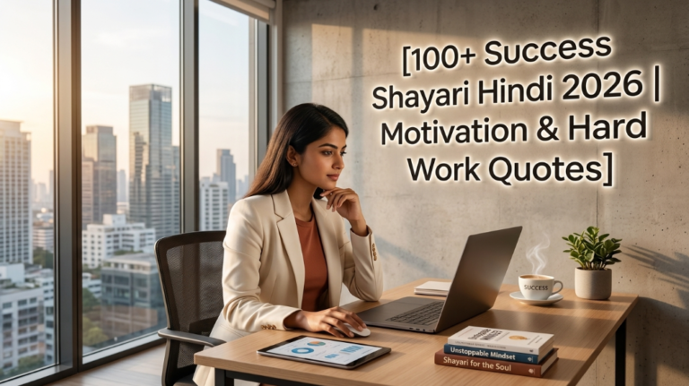 100+ Success Shayari Hindi 2026 | Motivation & Hard Work Quotes