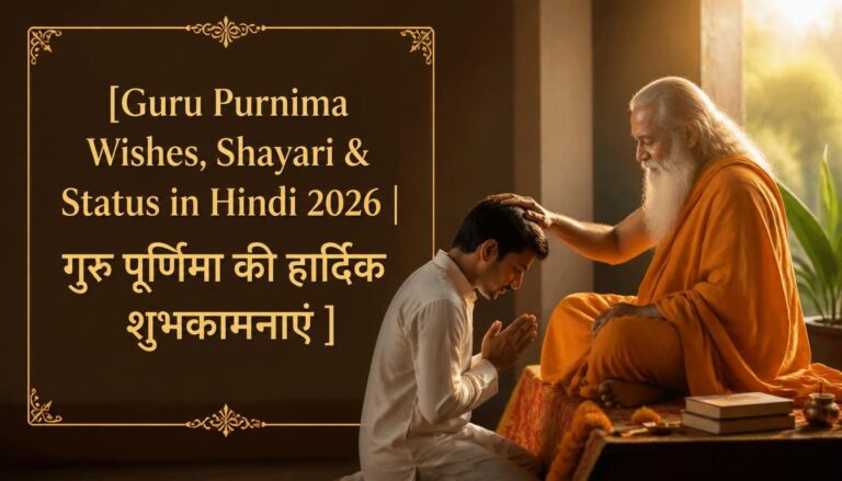 Guru Purnima Wishes, Shayari & Status in Hindi 2026 | गुरु पूर्णिमा की हार्दिक शुभकामनाएं