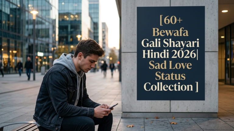 60+ Bewafa Gali Shayari Hindi 2026| Sad Love Status Collection