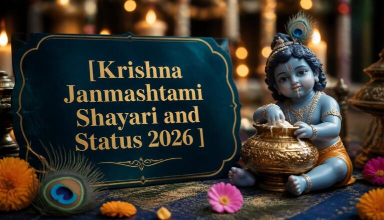 Krishna Janmashtami Shayari and Status 2026