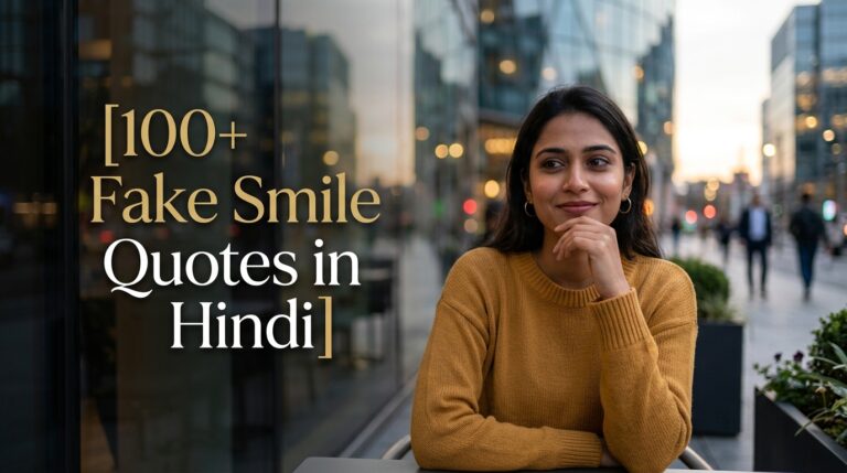 100+ Fake Smile Quotes in Hindi