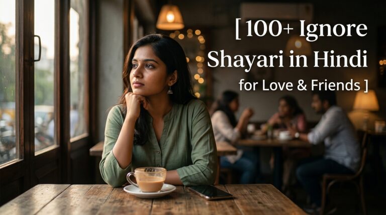 100+ Ignore Shayari in Hindi for Love & Friends