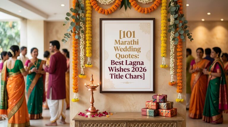 101 Marathi Wedding Quotes: Best Lagna Wishes 2026 Title Chars