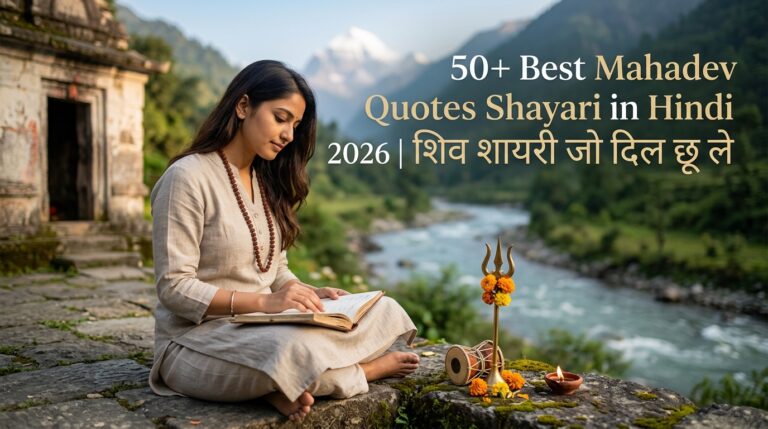 50+ Best Mahadev Quotes Shayari in Hindi 2026 | शिव शायरी जो दिल छू ले