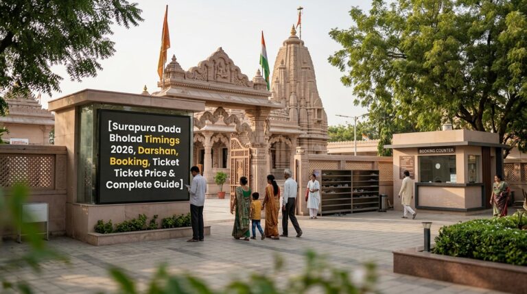 Surapura Dada Bholad Timings 2026, Darshan, Booking, Ticket Price & Complete Guide