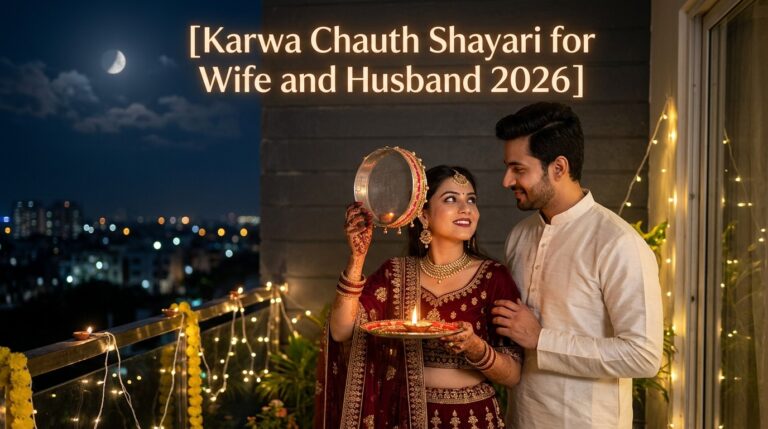 Karwa Chauth Shayari for Wife and Husband 2026