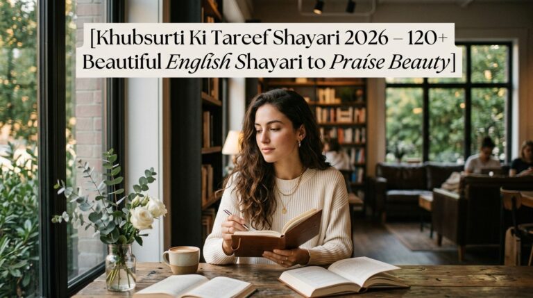 Khubsurti Ki Tareef Shayari 2026 – 120+ Beautiful English Shayari to Praise Beauty