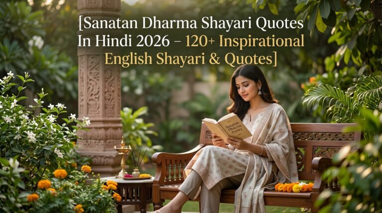 Sanatan Dharma Shayari Quotes In Hindi 2026 – 120+ Inspirational English Shayari & Quotes