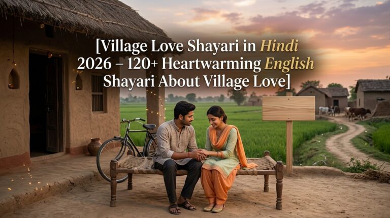 Village Love Shayari in Hindi 2026 – 120+ Heartwarming English Shayari About Village Love