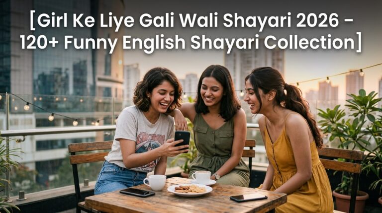 Girl Ke Liye Gali Wali Shayari 2026 – 120+ Funny English Shayari Collection