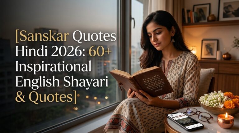 Sanskar Quotes Hindi 2026: 60+ Inspirational English Shayari & Quotes