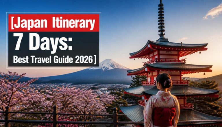 Japan Itinerary 7 Days: Best Travel Guide 2026